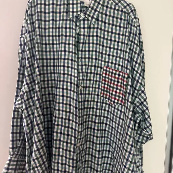 [BUNJANG] Comme des Garçons Shirt Plaid Patch Button-Down Shirt / 꼼데가르송셔츠 남방 판매합니다.
