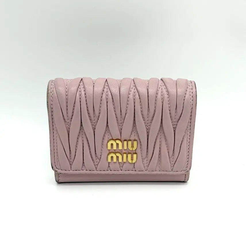 [BUNJANG] Miu Miu Matelassé Nappa Leather Card Holder (5MC104) / 미우미우 마테라쎄 나파 레더 카드지갑 (5MC104)