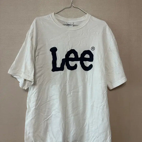 [BUNJANG] Lee White Short Sleeve T-Shirt / 리 반팔 티셔츠 화이트 리(Lee) 화이트