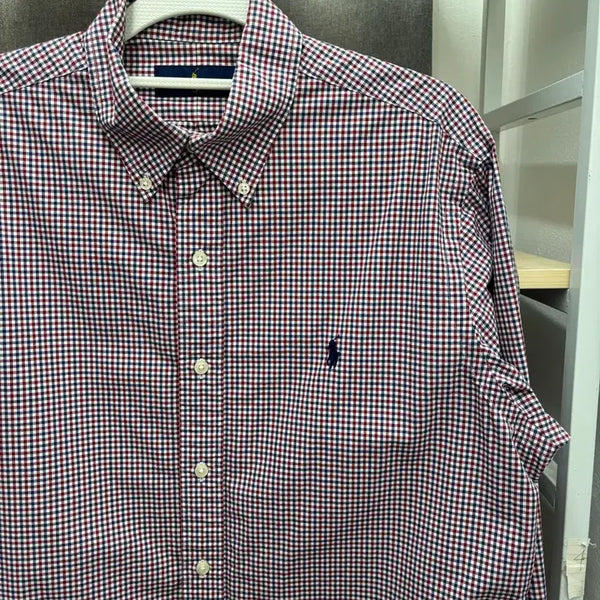 [BUNJANG] Polo Ralph Lauren Check Shirt Men's Size M / 폴로 랄프로렌 체크 셔츠 남성 의류