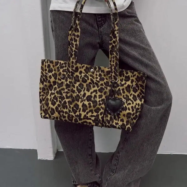 [BUNJANG] RAVE Leopard Brown Bag / 레이브 레오파드 가방