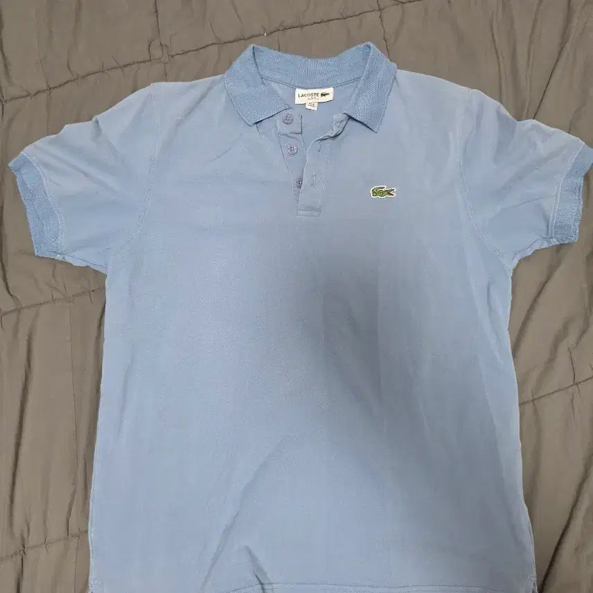 [BUNJANG] Lacoste Sky Blue Polo Shirt / 라코스테 카라티 하늘색