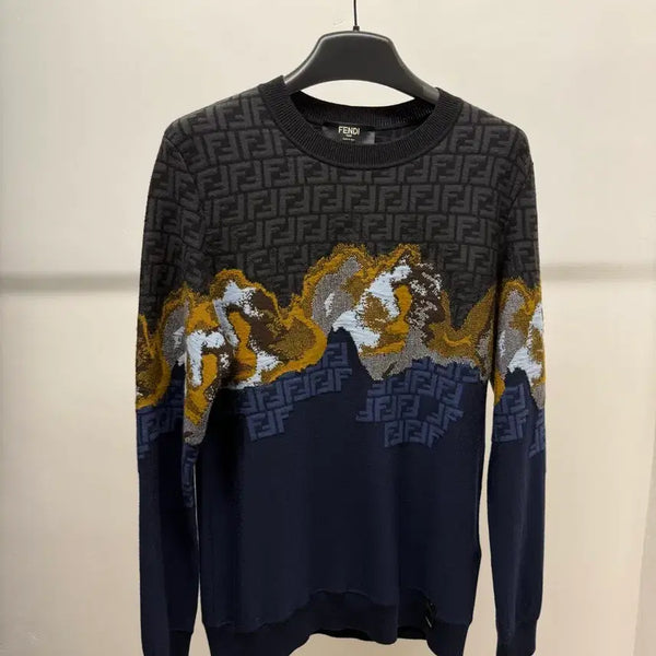 [BUNJANG] Fendi Cloud Knit Sweater Size 52 / 펜디 클라우드 니트 52