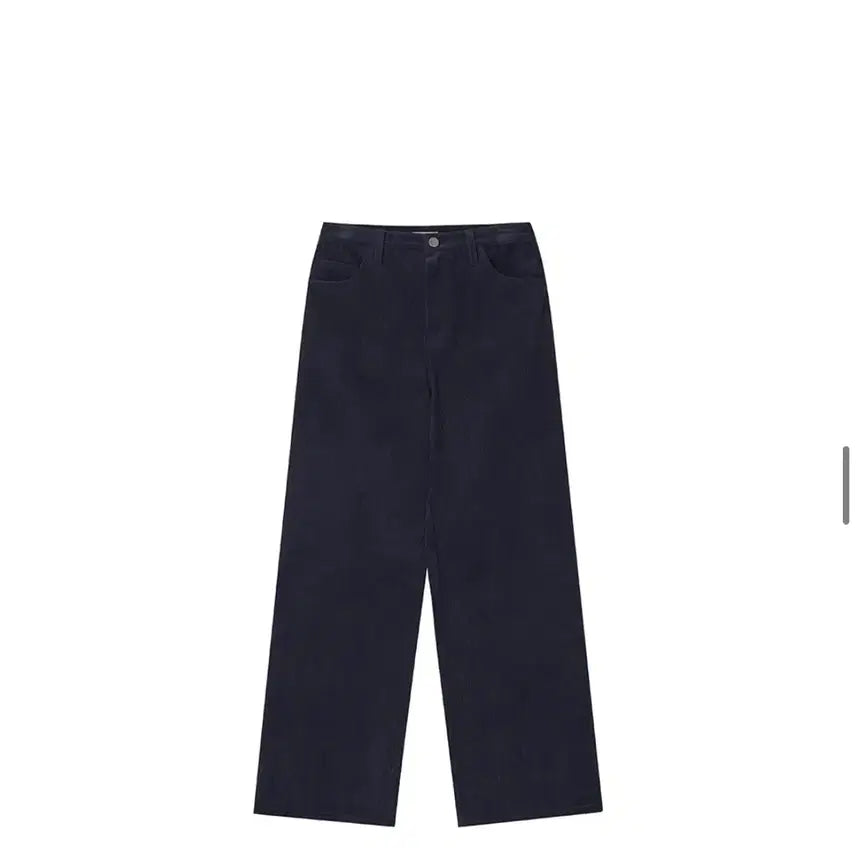 [BUNJANG] Ceeci Corduroy Wide Slacks Navy / ceeci 코듀로이 와이드 슬랙스 네이비