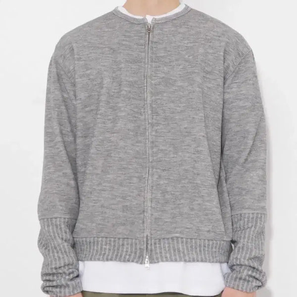 [BUNJANG] Helmiter Zip-up Warm-up Jacket (F) Grey / 헬름 이테 워머 집업 (F) 그레이
