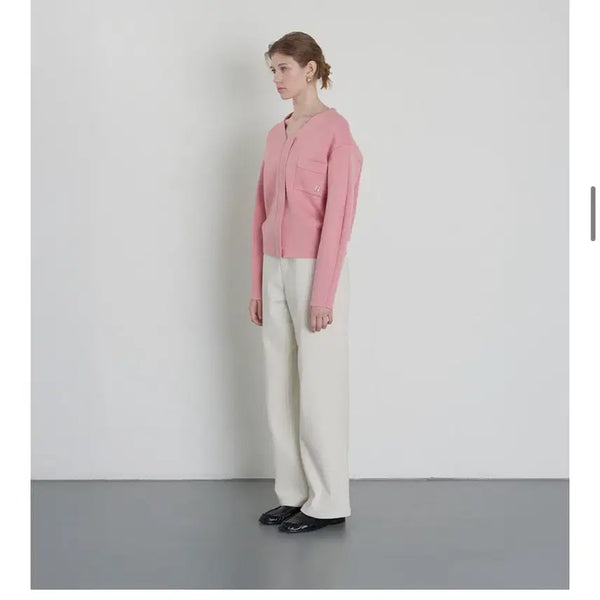 [BUNJANG] ceeci Nordic Cardigan Pink / 씨에씨 ceeci 노르딕 가디건 핑크