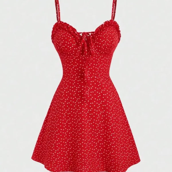 [BUNJANG] Red Smoking Dress / 레드스모킹원피스