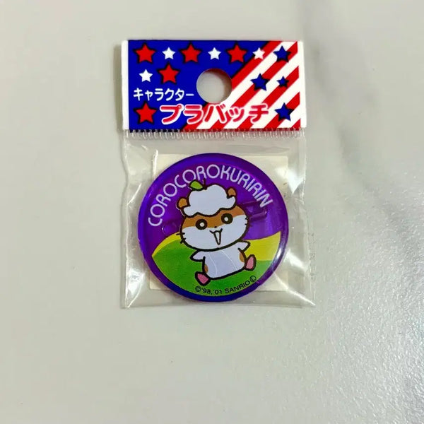 [BUNJANG] CoroCoro Kuririn Original Plastic Badge (Japan Exclusive, 2001) / 2001년 일본 한정 코로코로쿠리링 원형 플라 배지