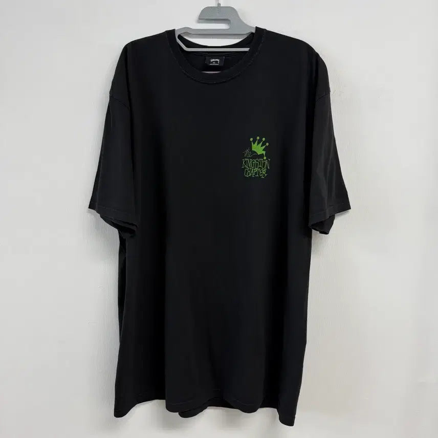 [BUNJANG] Stussy Kingston Chapter T-Shirt Black XL / 스투시 킹스턴 챕터 반팔티 블랙 XL 챕터티 빅로고 JS64