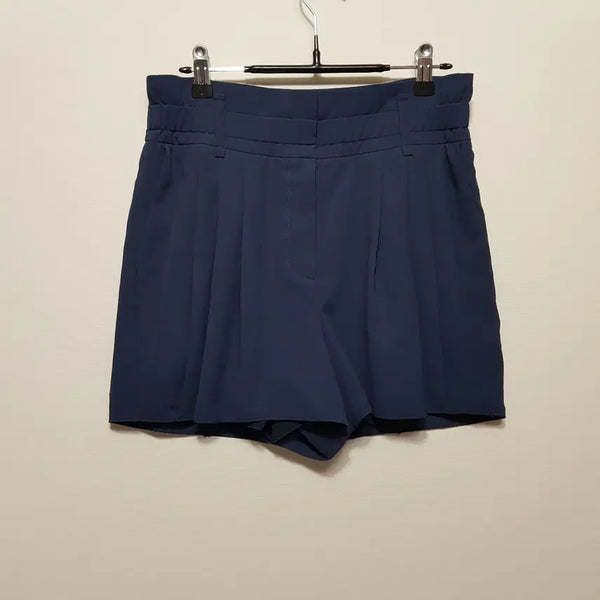 [BUNJANG] OBZEE Women's Pinched Shorts Navy Size 55 (27) / 오브제/여성핀턱쇼츠반바지/네이비/55(27)/파라오쇼핑
