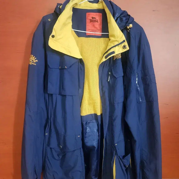 [BUNJANG] Lonsdale London Windbreaker Jacket - Navy / 론스데일 런던 바람막이 L 사이즈