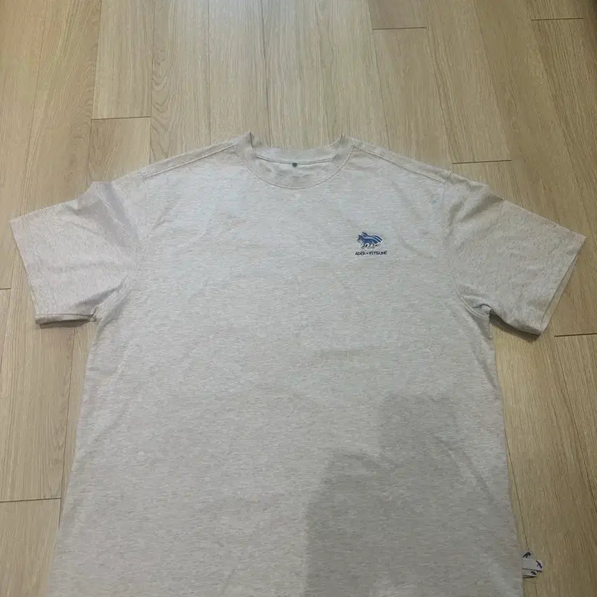[BUNJANG] Maison Kitsuné x Ader Error Triple Fox T-shirt Oatmeal / (A3) 아더에러 메종키츠네 트리플폭스 (오트밀)