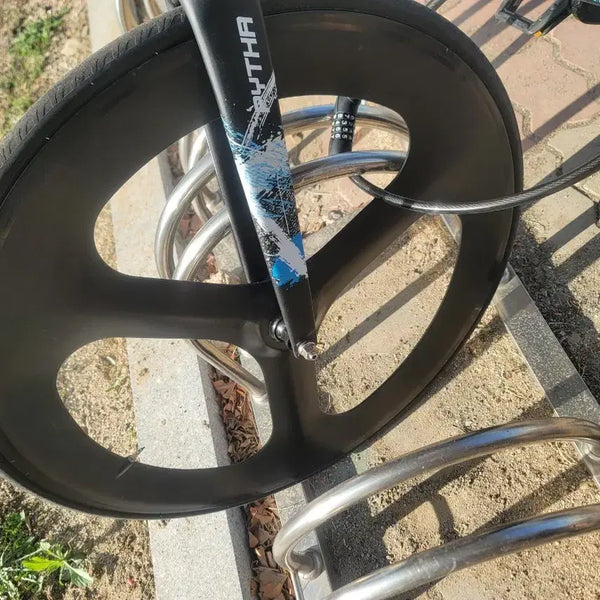 [BUNJANG] JinBike Carbon Tri-Spoke Front Wheel for Fixie Bike / 가격다운 안할거니까 하트 그만 누르세요 판매만! 그리고 선착순입니다 진바이크 카본 삼발이 프론트 휠 픽시 자전거 휠