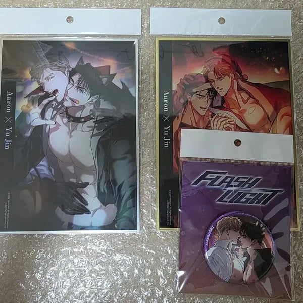 [BUNJANG] Flashlight Taiwan Acrylic Card and Badge Bundle Set / 플래시라이트 대만 아크릴 색지,뱃지 일괄