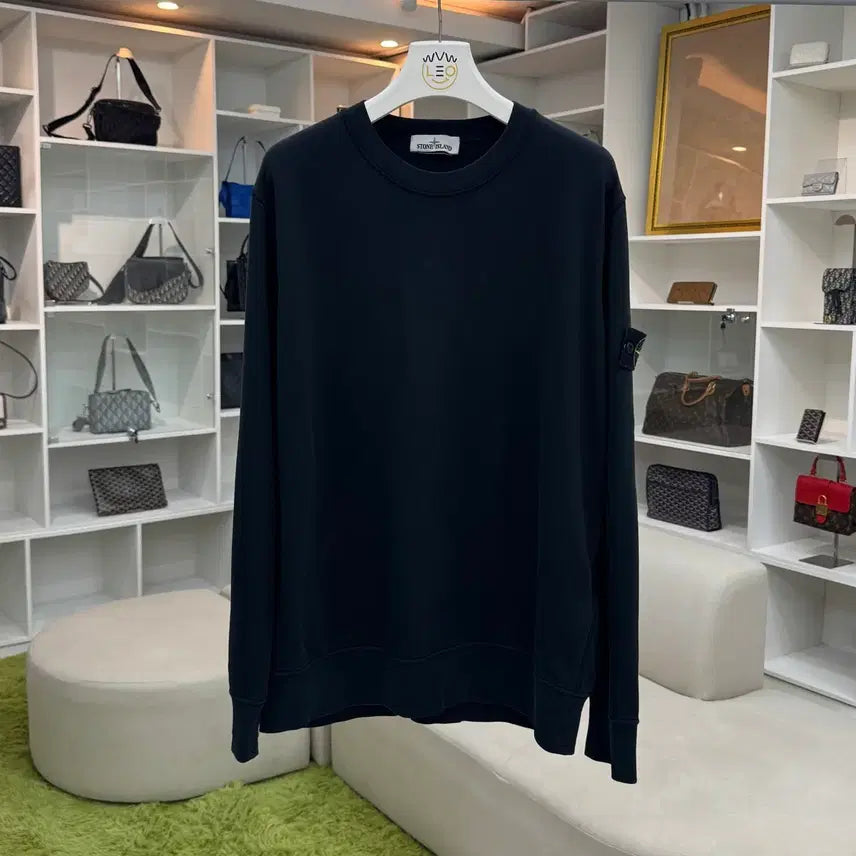 [BUNJANG] Stone Island Sweatshirt Black XXL / 스톤아일랜드 맨투맨