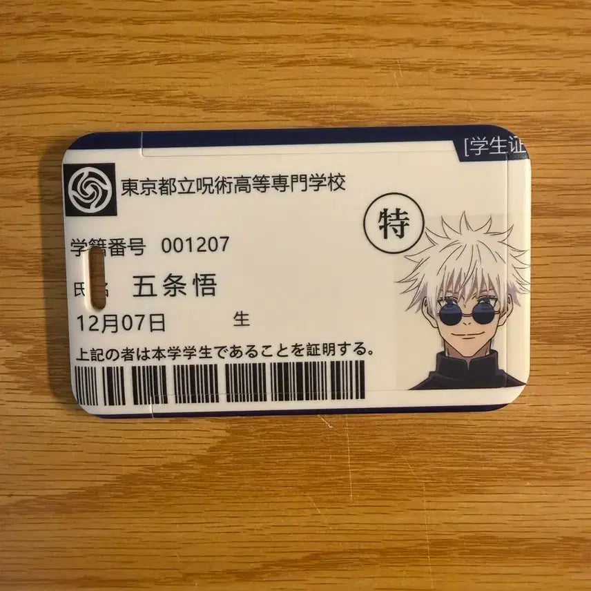 [BUNJANG] Jujutsu Kaisen Satoru Gojo Card Holder / 주술회전 고죠 사토루 카드지갑 판매