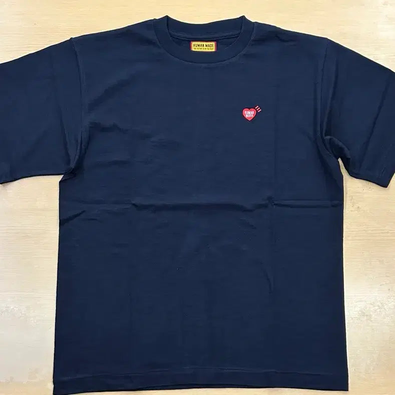 [BUNJANG] Human Made Heart Badge T-Shirt Navy / (새상품) S사이즈 휴먼메이드 하트 뱃지 반팔티셔츠 네이비