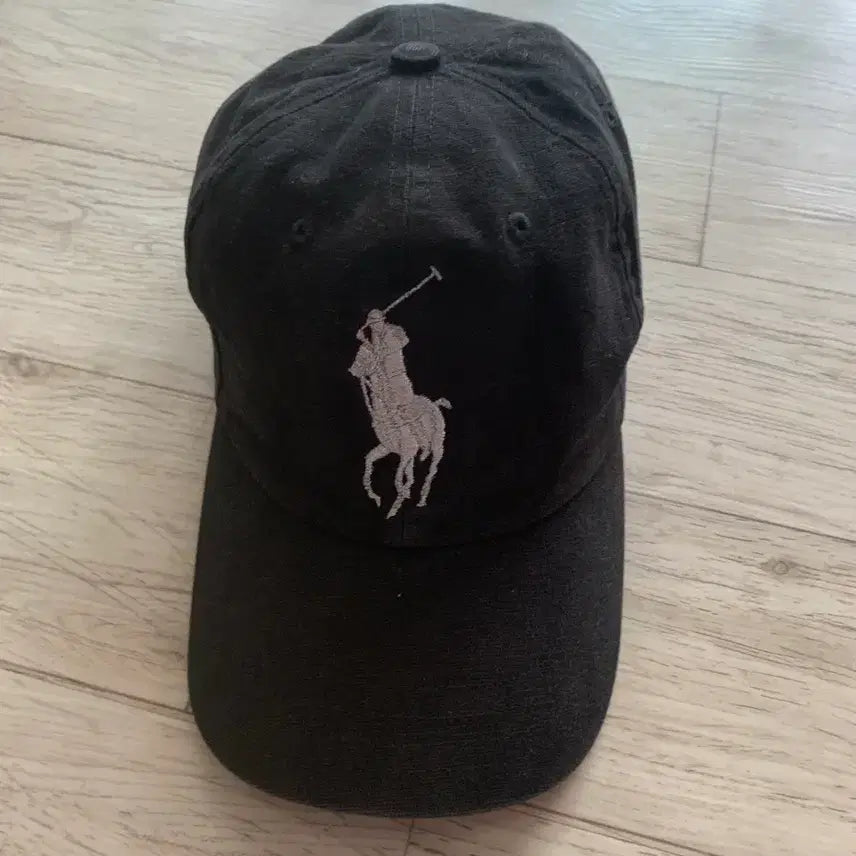 [BUNJANG] Polo Ralph Lauren Big Pony Cotton Ball Cap Black / 폴로 랄프로렌 빅포니 면 볼캡 블랙