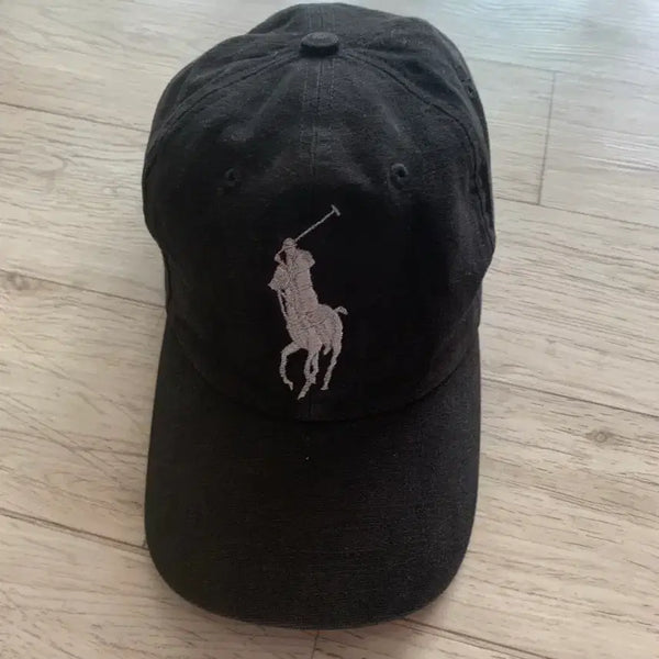 [BUNJANG] Polo Ralph Lauren Big Pony Cotton Ball Cap Black / 폴로 랄프로렌 빅포니 면 볼캡 블랙