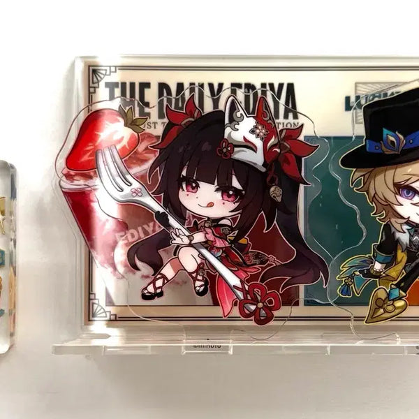 [BUNJANG] Honkai Star Rail Aventurine/Sparkle Ediya Acrylic Stand/Block Bundle Set / 붕스 스타레일 공식 어벤츄린/스파클 이디야 아크릴 스탠드/블럭 일괄