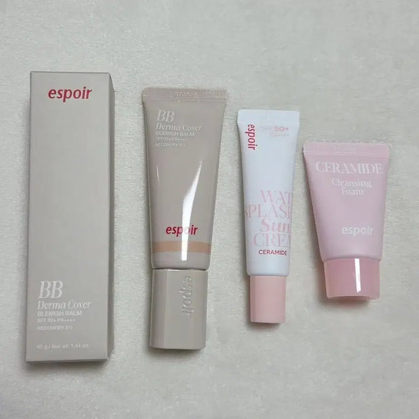 [BUNJANG] Espoir Derma Cover BB Set SPF50+/PA++++ / [새상품] 에스쁘아 더마커버 BB 기획세트 SPF50+/PA++++