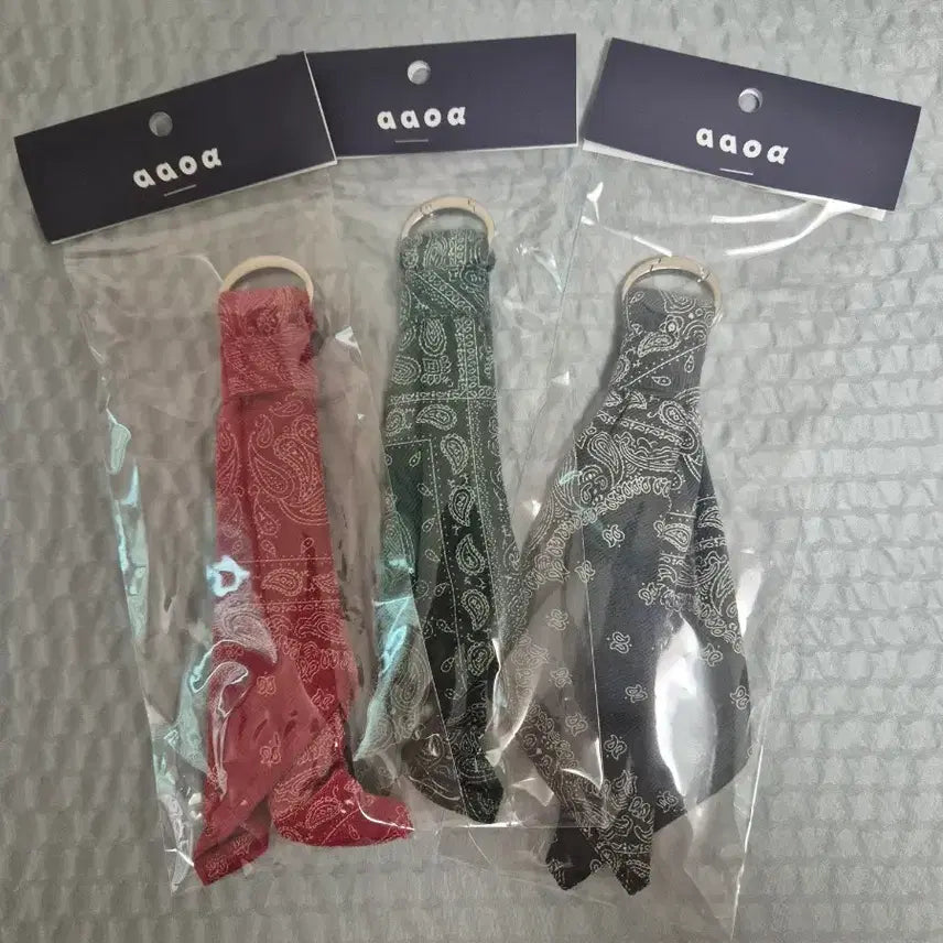 [BUNJANG] AAOA Bandana Keychain Set / aaoa 반다나 키링