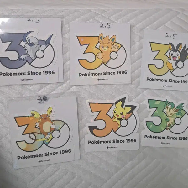 [BUNJANG] 30th Anniversary Pokemon Sticker Bundle / 30주년 포켓몬 스티커 묶음 판매/교환 합니다.