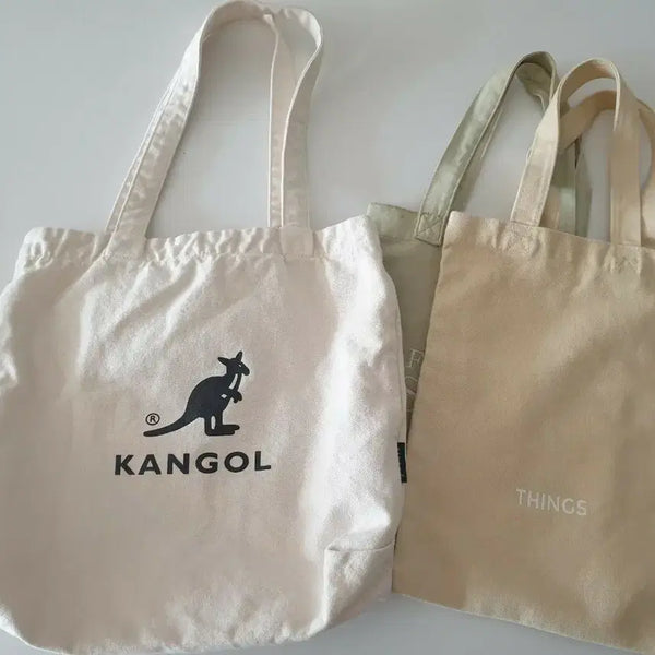 [BUNJANG] Kangol Canvas Eco Bag / 캉골 에코백
