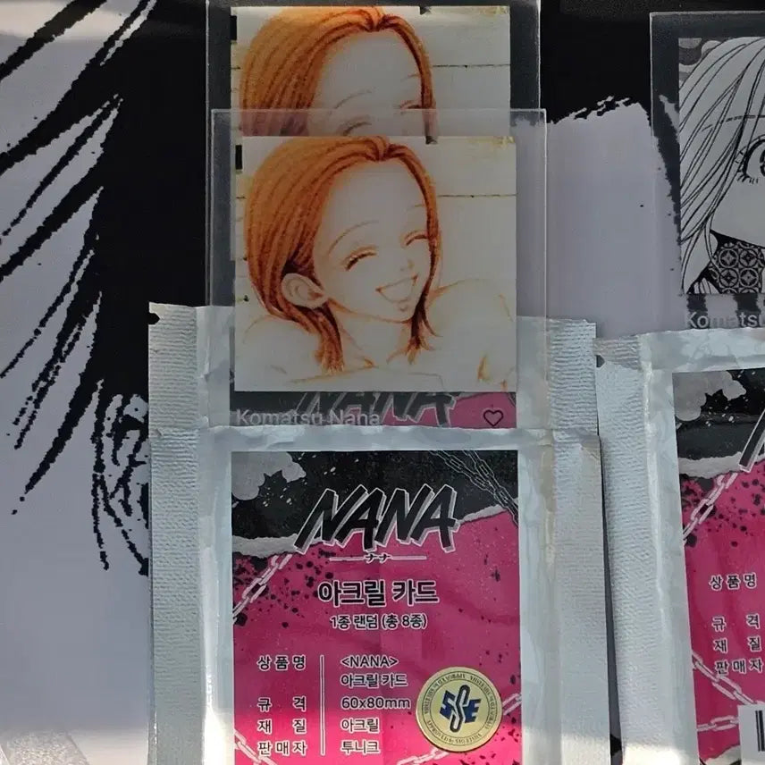 [BUNJANG] Yazawa Ai x Tu-Ni-C NANA Collaboration Cafe Acrylic Card / 야자와아이 투니크나나 콜라보카페MD 아크릴 카드