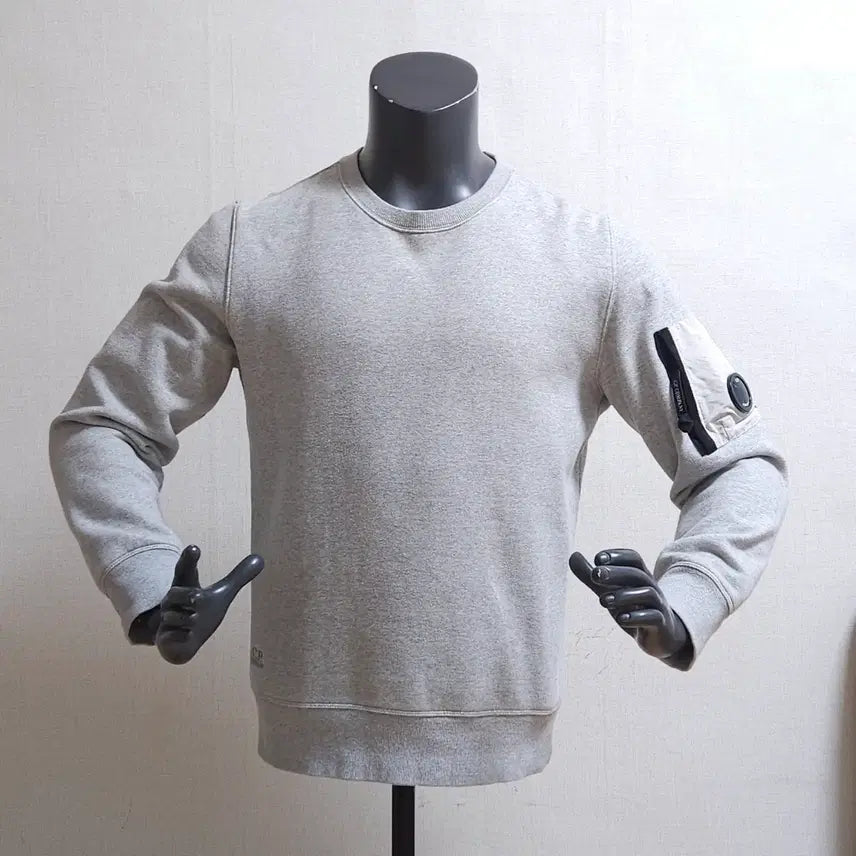 [BUNJANG] CP Company Crewneck Sweatshirt Grey XL / CP 씨피컴퍼니 맨투맨 그레이 105. 정품
