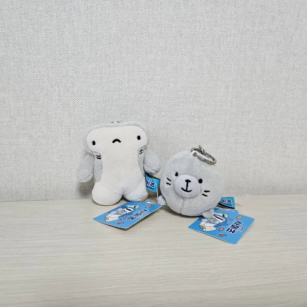 [BUNJANG] Samchez (Shumoku, Yami) Plush Bag Charm Keychain / 사메즈 (슈모쿠, 야미) 인형 가방고리 키링