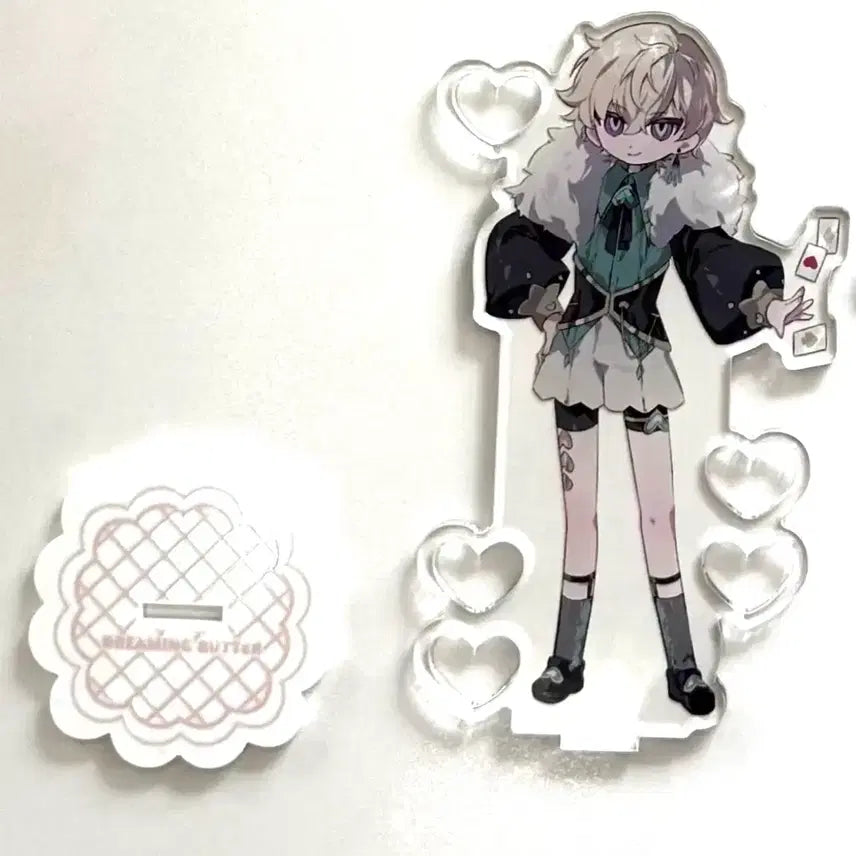 [BUNJANG] Genshin Impact Star Rail Aventurine Unofficial Acrylic Stand & Photocard Bundle Set / [최저가] 붕스 스타레일 어벤츄린 비공식 아크릴 스탠드/포토카드 일괄