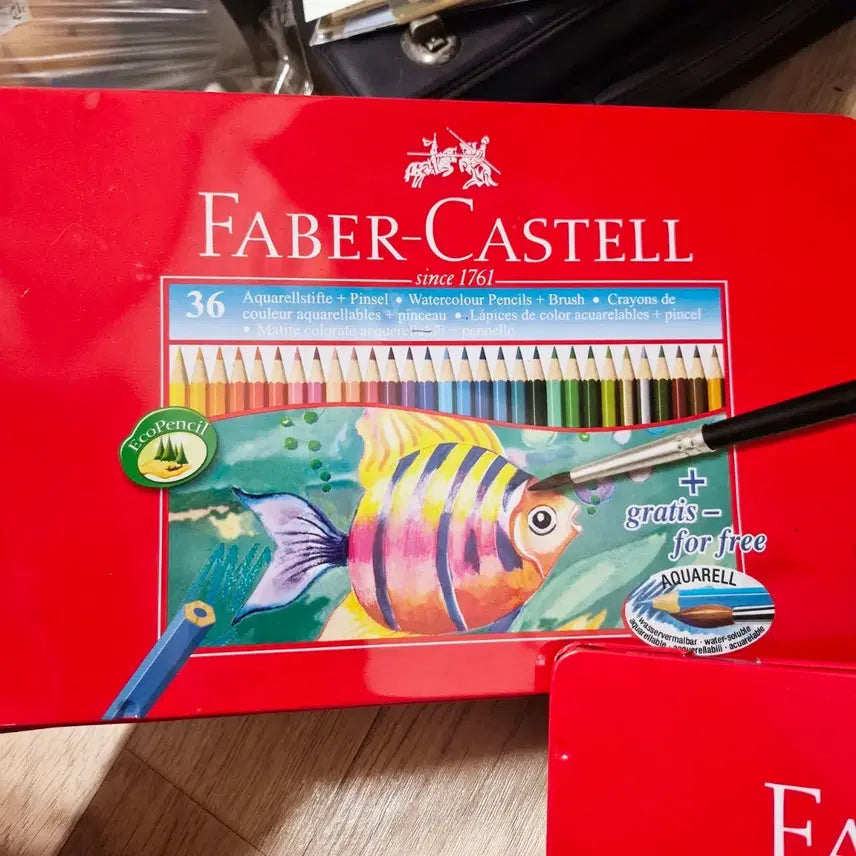 [BUNJANG] Faber-Castell 36-Color Colored Pencils Set (2 Sets) / 파버카스텔 36구 2세트 판매