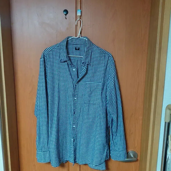 [BUNJANG] Uniqlo Checkered Shirt 105 / 유니클로 체크 무늬 셔츠 남방105