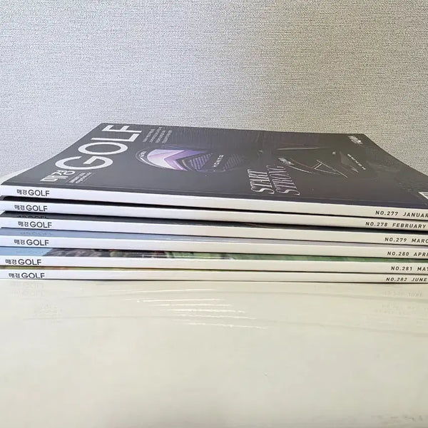 [BUNJANG] Mae Kyung Golf Magazine Bundle (January-June 2026) / 매경 GOLF 2026년 1월~6월호 잡지 묶음
