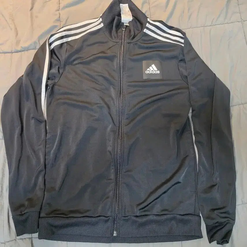 [BUNJANG] Adidas 3-Stripes Track Top Jacket Black / 아디다스 삼선 트랙탑 자켓 블랙