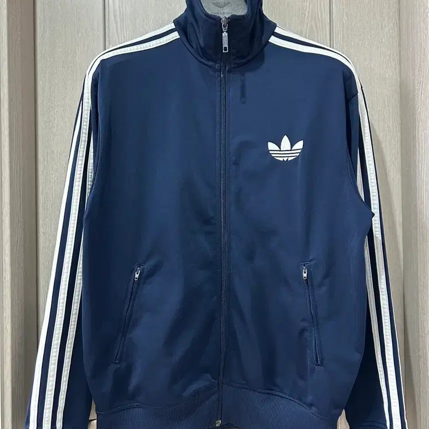 [BUNJANG] Adidas Firebird Navy Track Top Jersey / 아디다스 파이어버드 네이비 트랙탑 져지