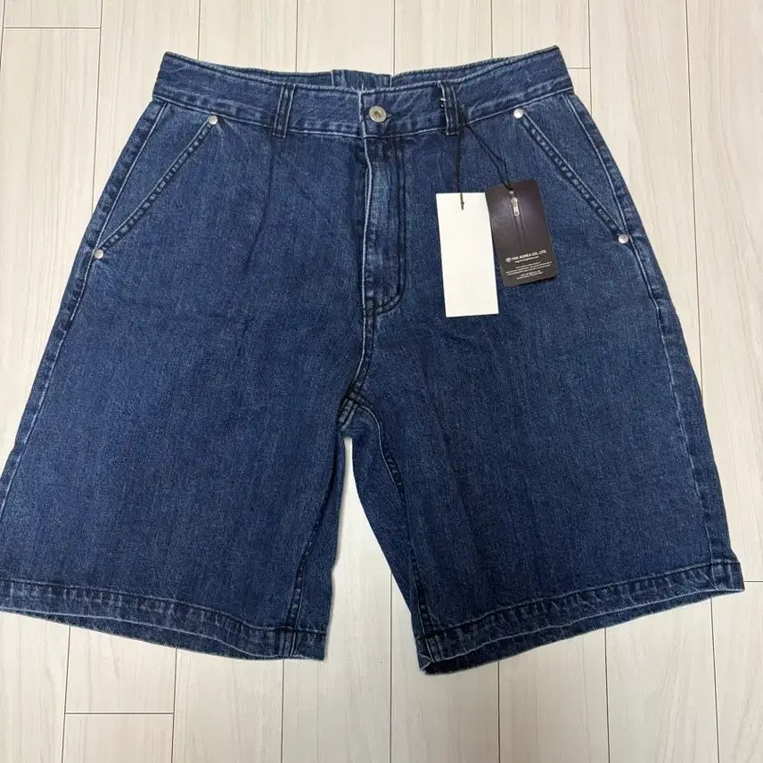 [BUNJANG] Garden Express Denim Bermuda Shorts Size 1 / [새상품] 가든익스프레스 데님 버뮤다 팬츠 1사이즈