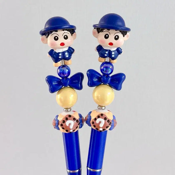 [BUNJANG] Crayon Shin-chan Handmade Charm Ballpoint Pen / 짱구피규어 짱구볼펜 수제볼펜 짱구비즈 짱구가챠 맹구