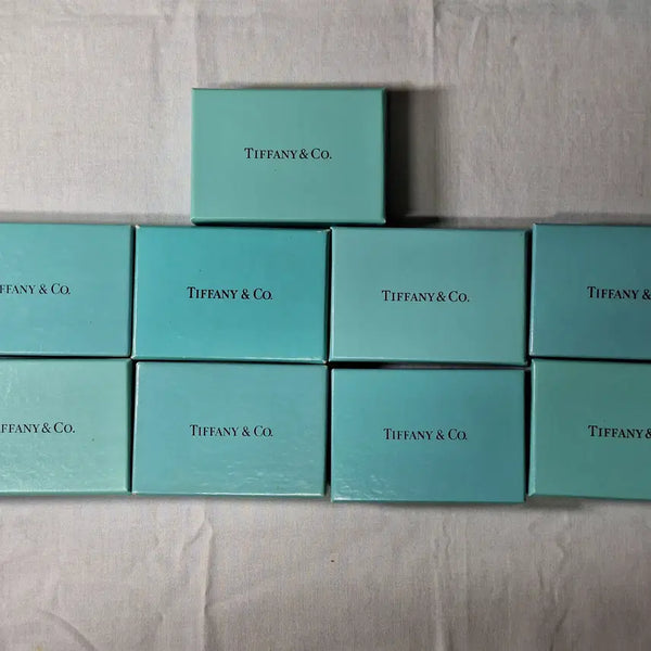 [BUNJANG] Tiffany & Co. Genuine Blue Box Pouch Case Set / 티파니앤코 정품 공박스 파우치 케이스 9개