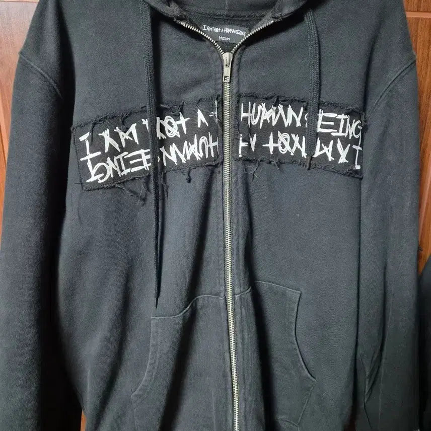 [BUNJANG] I'M NOT A HUMAN BEING Printing Hoodie Zip-up M / 아임낫어휴먼비잉 프린팅 후드집업