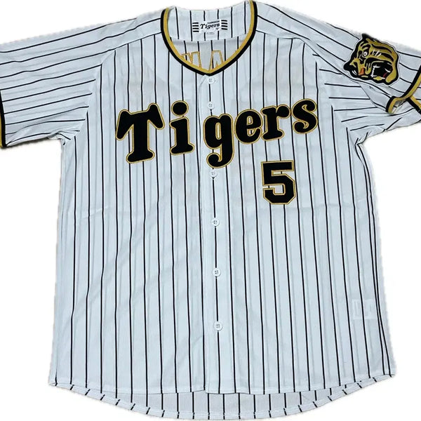 [BUNJANG] Hanshin Tigers Home Uniform Chikatomo L / [L]한신타이거즈 홈 치카모토 유니폼
