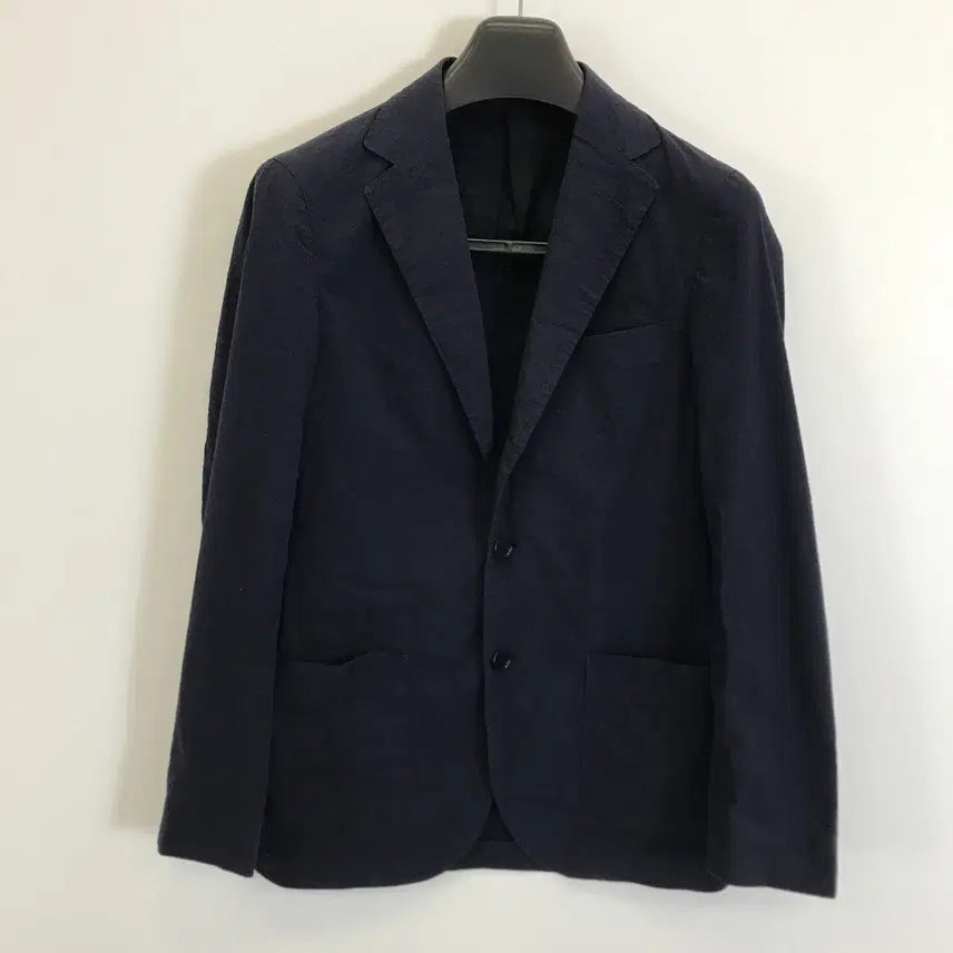 [BUNJANG] United Arrows Seersucker Navy Jacket / 유나이티드애로우즈 시어서커 네이비 자켓 [44]