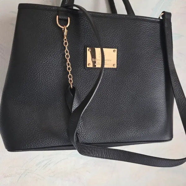 [BUNJANG] Saint Scott Black Tote Bag / 세인트스코트 토트백