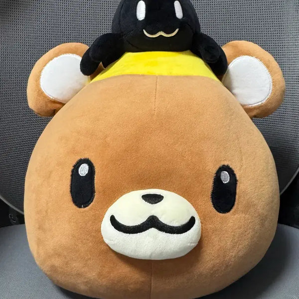 [BUNJANG] Aroma Bear Plush Cushion & Stuffed Toy Bundle / 아로마베어 인형 쿠션, 인형 팝니다