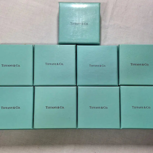 [BUNJANG] Tiffany & Co. Blue Box Pouch Jewelry Case Set (9 pcs) / 티파니앤코 공박스 파우치 케이스 9개 셋트