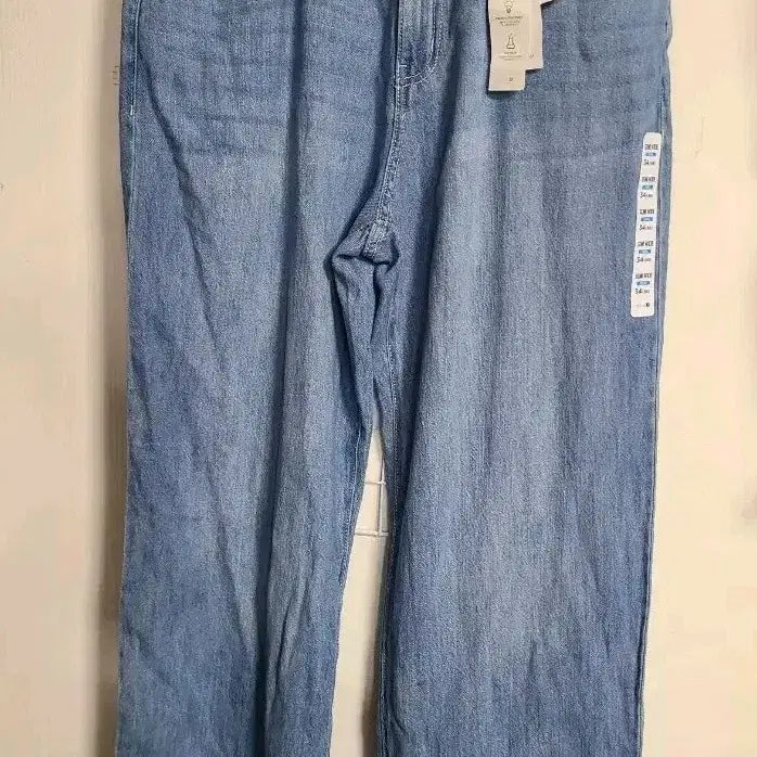 [BUNJANG] Topten Cool Semi Wide Denim Pants / 탑텐 cool 세미 와이드 데님 34 새거
