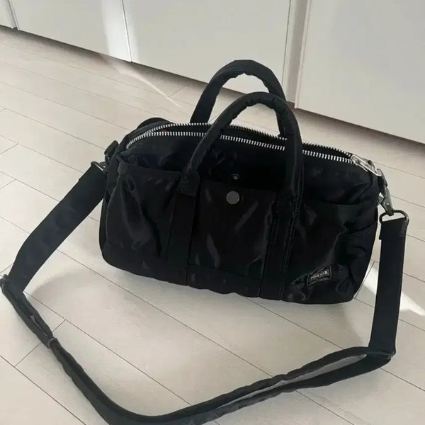 [BUNJANG] Porter 2-Way Duffel Bag Black Roll Bag / 포터 2WAY 더플백 블랙 롤백