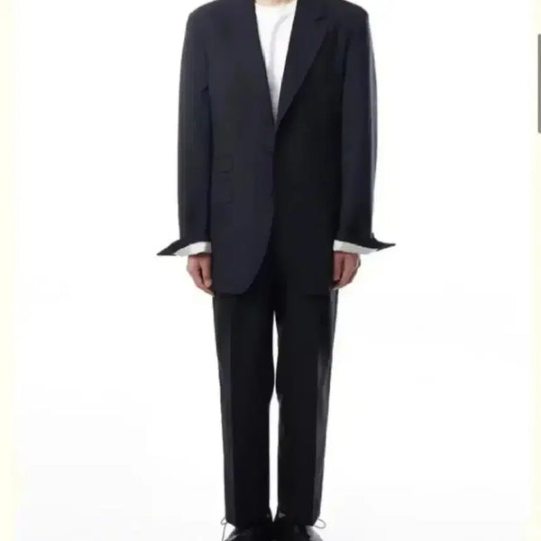 [BUNJANG] Years Ago Tech Wool Setup Dark Navy Top M, Bottoms L Suit / 이얼즈어고 테크 울 셋업 다크 네이비 상의 M,하의 L 정장 수트 얼저고