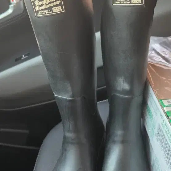 [BUNJANG] Rockfish Weatherwear Black Rain Boots / 락피쉬 웨더웨어 블랙 레인 부츠